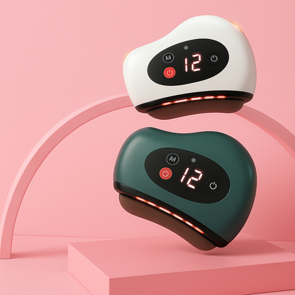 DermaGlow™ | Gua Sha Eléctrico Reafirmante Facial y Corporal