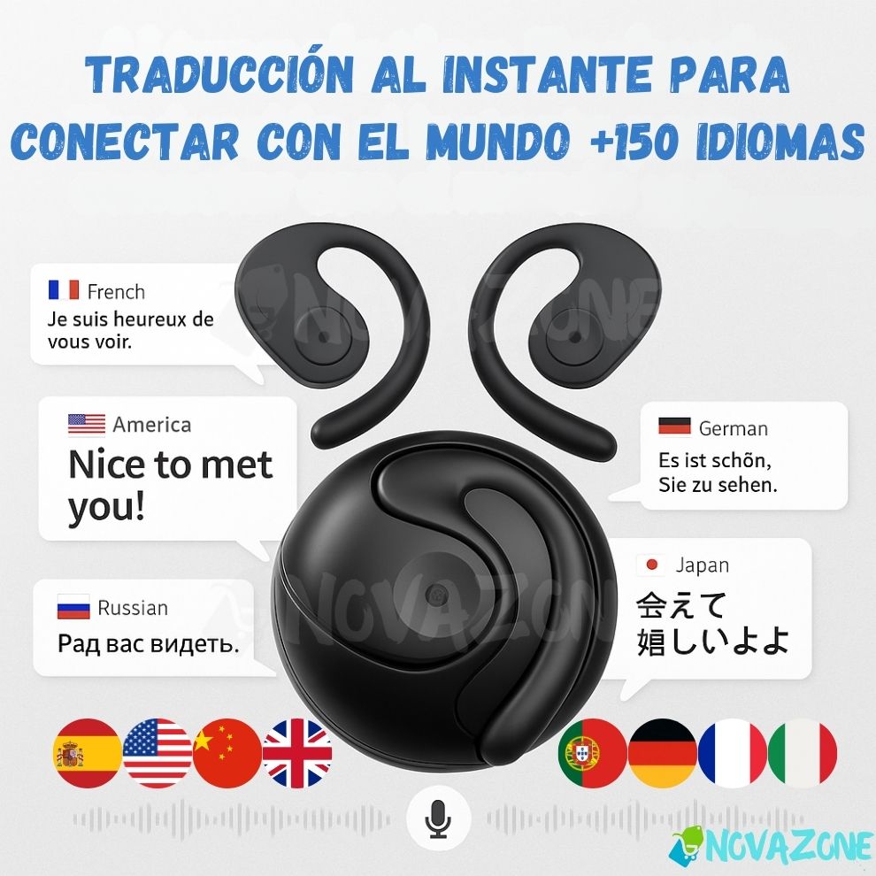 AuriSmart® | Audífono Traductor Inteligente con Conectividad Bluetooth 5.0